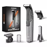 2-in-1 Elektrischer Körperrasierer Herren, MAXGROOM IPX6 Wasserdicht Trocken und Nass Intimrasierer Mann, Elektrisch Rasierer Trimmer für Körper und Intimbereich, Body Groomer Men mit Trimmaufsatz