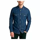 Lee Herren Regular Western Shirt, Mid Stone, L EU