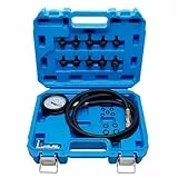 CCLIFE Öldruckmessgerät KFZ Öldruckmanometer Öldruck Prüfgerät Tester Prüfer 0-10bar