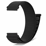 chinbersky Nylon Uhrenarmband 20mm Kompatibel mit Samsung Galaxy Watch 7/6/5/4/FE 40mm 44mm/5 Pro 45mm/6 Classic/Watch 4 Classic/Active 2/Garmin vivoactive 5, Uhrenarmband für Damen Herren