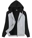 igeekwell Teddyfutter Hoodie Jacke Damen Reißverschluss Sweatjacke Warm Fleece Winter Herbst Kapuzenpullover Gefüttert Fleecejacke mit Kapuze