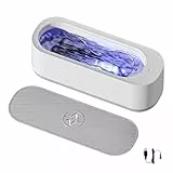 opti clear,Opticlear Ultraschall Zur Reinigung Von Brillen,brillenputzgerät,Ultraschallbrillenreiniger Mit Lila Lichtwellenbestrahlung, Hochfrequenz-Vibrationsreinigung Und 360° Schmutzindring-A