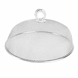 Yardwe Edelstahl Lebensmittelabdeckungszelt Faltbare Fliegenhaube Rund 24 cm Schutz Für Beim Grillen Picknick Camping Im Haushalt
