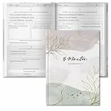 BIROYAL 5 Minuten Tagebuch für Erwachsene, 128 Seiten, A5 | die Kombination aus Mindfulness- & Dankbarkeitstagebuch | Achtsamkeitstagebuch | Journal für Selbsterliebe & Motivation