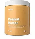 Vilgain Erdnussbutter 500 g Cremig – 100% Natürliches Erdnussmus Ohne Zuckerzusatz & Palmöl – Vegan, Proteinreich & Glutenfrei – Cremige Konsistenz aus Trocken Gerösteten Erdnüssen