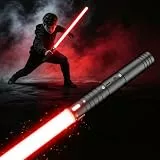 Laserschwert Kinder, RGB 15 Farben 2 in 1 Lichtschwert, Duell Lightsaber mit 4 Modi und Sounds, USB-C Wiederaufladbar FX Lichtschwert Spielzeug für Kinder und Erwachsene Halloween Cosplay(60CM 1PC)