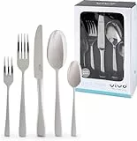 vivo by Villeroy und Boch Group - Voice Basic Tafelbesteck, 60-tlg., für bis zu 12 Personen, Edelstahl, rostfrei, spülmaschinengeeignet