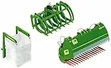 Siku - 7382 - Frontlader Werkzeuge Set B, grün