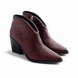 GIOSEPPO Damen Erhard Oxford-Stiefel, Burgunderrot, 41 EU