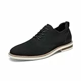 Bruno Marc Herren Anzugschuhe Atmungsaktiv Gestrickter Stoff Derby Sommer Schnürschuhe Formale Moderne Klassische,Size 45,Schwarz,SBOX2320M-E