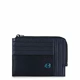 Piquadro Pulse Geldbörse, Leder, Blau, 12.00 cm