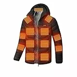XBNEGBA Beheizbare Weste Herren Damen Beheizte Weste Heizweste für Herren Damen Heizjacke 20 Heizzone Beheizte Jacke 3 Temperatur Niveau Leichte heizweste für Outdoor Wintersport Ohne akku