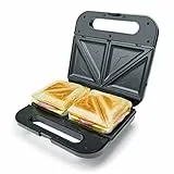 Korona 47019 XXL-Sandwichmaker | 750 Watt | Antihaftbeschichtung | Platzsparende Lagerung | Geeignet für American Sandwichscheiben | Einfache Reinigung