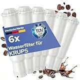 MILUX® Wasserfilter Ersatz für Krups F088, Nivona, Melitta uvm [6er Set] - Filterpatrone für Kaffeevollautomaten - Siemens, Bosch, Neff, Gaggenau, AEG - Kalkschutz ohne Schadstoffe - TÜV zertifiziert