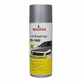 NIGRIN Lackspray, 400 ml, Autolack Silber, schützt Felgen und Karosserie vor Rost, schnell trocknend