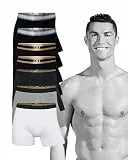 CR7 Boxershorts Herren Baumwolle – Cristiano Ronaldo Premium Herren Unterhosen – Männer Baumwoll Boxershorts Set – Komfort & Style – 7er-Pack