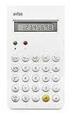 BRAUN BNE 001 BK KULT-TASCHENRECHNER, DIETER RAMS, 8 STELLIGES LCD-DISPLAY INKLUSIVE HARTSCHALEN-SCHIEBECOVER,WISS