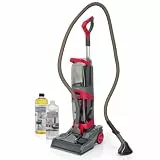 CLEANmaxx AquaStream Plus DUO Teppichreiniger | 3in1 Bodenreiniger für Teppich, Hartböden & als Polsterreiniger Gerät | Heißluft Nasssauger mit XXL-Zubehörset inkl. Dual-Tank, Rollen, Düsen & Shampoos
