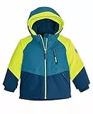 first instinct by killtec Kinder Skijacke/Funktionsjacke mit Kapuze und Schneefang FISW 31 MNS SKI JCKT, ocean, 98, 42253-000