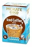 Mokate Gold - Eiskaffee Mokka - 8 Sachets - Erfrischender Instant-Kaffee Mokka-Geschmack, Cremig & Süß, Perfekt für Kalte Milch & Eiswürfel - Ohne Konservierungsstoffe - Iced Coffee Mocha - 120g