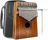Kalimba 17 Schlüssel Daumenklavier - Thumb Piano Finger Solide Instrument Mit Wasserdichte Schutzbox - Professionell für Kinder, Erwachsene und Musikliebhaber