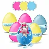 MEGGA EGG Mini Unicorn - 6er Bundle Überraschungseier, Schlüpfendes Ei mit Figur zu sammeln