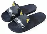 Vunavueya Damen Dusch- und Badeschuhe Badelatschen Herren Badeschlappen Sommer Hausschuhe Slides Badesandalen Strand Pantoletten Schlupf-Hausschuhe Schuhe Blau Navy 39/40 EU(40-41CN)