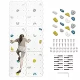 MAMOI® Kletterwand für kinderzimmer, Klettergerüst Indoor, Klettern mit Klettergriffe für Kinder, Klettersteine, Kletterturm mit Griffe, Klettergriffe, Montagesatz