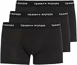 Tommy Hilfiger Herren Boxershorts Trunks Unterwäsche, Schwarz (Black/Black/Black), M