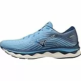 Mizuno Wave Wave Sky 6 Straßenlaufschuhe für Männer Blau Grau 42.5 EU