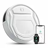 LEFANT M210P Saugroboter ohne Wischfunktion, Staubsauger Roboter mit 2200 Pa Saugkraft, 120 Min.Steuerung per WLAN, Bluetooth, Alexa und App, ideal für Tierhaare und Harte Böden