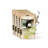 SANUUS Bio Hanfsamen geschält 4x750g - Bio Hanfsamen naturbelassen & vegan Superfood aus Deutschland High Protein mit Vitaminen & Omega-3 Fettsäuren für Proteinshakes, Porridge & Gebäck