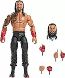 Mattel WWE Elite Collection Top Picks, Set mit Actionfigur und Zubehörteilen, ca. 15 cm große Sammelfigur Roman Reigns mit Händen und Wrestling-Ausrüstung zu Austauschen (Stile können abweichen),JHV14