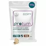 Zanipro Kurkuma Pulver für Hunde 100g – Natürliches Gelenkpulver für Hunde mit Ingwer & Schwarzem Pfeffer, Arthrose, Gelenk- & Knochenschutz für Hunde, Joint Care für Starke Gelenke, Mobility Support
