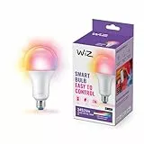 WiZ LED Lampe Tunable White & Color, E27, 150 W, dimmbar, 16 Mio. Farben, smarte Steuerung per App/Stimme über WLAN