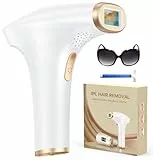 Haarlosy IPL Geräte Haarentfernung Laser - Schmerzfreie Haarentfernungsgerät mit 3 Erweiterte Funktionen HR/SC/RA, 9 Stufen, 999,900 Blitzen zu Hause für Frauen, Männer, Achseln, Bikini, Beine, Körper