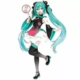 Anjinguang Miku Figur Statue - 18cm Anime Action Figure Mit Pills Head Cheongsam Kleid, PVC Spielcharakter Desktop Dekoration, Sammelbare Geschenke