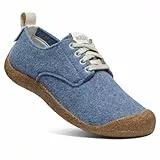 KEEN Damen Mosey Derby Sneakers, Blue Felt/Birch, 38 EU