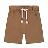 Steiff Shorts EU Größe 86 Toasted Coconut, Sommerhose, Kinder-Shorts, Kurze Hose, Babyhose für jeden Anlass, lockere Bequeme Passform, waschmaschinenfest