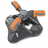 Brandson - Rasensprenger 3/4 Zoll - 360 Grad Kreisregner - Garten Sprinkler - Rotierender Wasser Sprinkler - mit Schnellkupplung - für Bewässerungsanlagen - Rasensprinkler für den Garten