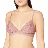 Iris & Lilly Damen Spitzen-Bralette, Staubrosé, 10