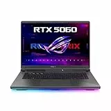 ASUS ROG Strix G16 G614FM Laptop | 16' WUXGA 165Hz/3ms 16:9 IPS Display | AMD Ryzen 9 9955HX | 16GB RAM | 1TB SSD | NVIDIA RTX 5060 | Win11 Home | QWERTZ | Eclipse Gray | 3Monate GamePass