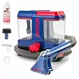 Waschsauger für Teppich und Polster, tragbarer Nass- und Trockensauger mit 350W Motor und 2-Tank-System, ideal für Auto, Couch und hartnäckige Flecken, von WECLEAN C5, Blau und Rot