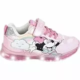 CERDÁ LIFE'S LITTLE MOMENTS Unisex Kinder Sportschuhe Für Mädchen Minnie Mouse Mit Led-lichtern Und Widerstandsfähiger TPR-Sohle Im Disney-Stil Sneaker, Pink, 23 EU