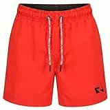 RIPT Jungen Essentials Quick Dry UV 50 Sonnenschutz Badeshorts Badehose, Rot, 7-8 Jahre