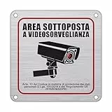 flintronic Sicherheitswarnschild italienische Version – 1 Packung 15 x 15 cm