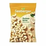 Seeberger Cashewkerne 12er Pack: Ganze Cashew Nüsse - reich an Proteinen, Vitaminen & Mineralstoffen - Naturbelassen - ohne Zusatzstoffe, Vorteilspack (12 x 200 g)