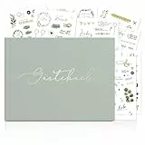 BIROYAL Gästebuch Hochzeit & 241 Hochzeiten Sticker - 104 Seiten Hochzeit Gästebuch Blanko - 24 * 18cm Hardcover Hochzeitsgästebuch mit Goldenem Titel - Hochzeitsalbum für Hochzeiten, Geburtstage