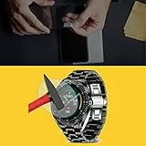 EnWi | 2X Extrem harte 9H Display-Schutz-Folie für LIGE Smart Watch Herren 2021 BW0220A-ASD-DE1, ASD1290A, BW1846A, G-Sport 1.43 Zoll Modell 2023 DF-EF3-C-DE-SXT