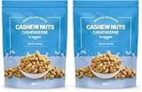 by Amazon Roasted and Salted Cashew Nuts, 500g (Packung mit 2)